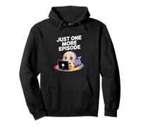 Little Anime Baby Just One More Episode Pullover Hoodie