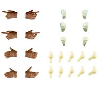 Little Armory LAOP09 322955 Tactical Gloves, Tan, Plastic Model Parts