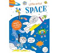 Little Artist Magic Painting Book - Space | Mess-Free Water Painting Activity for Kids | Includes Paints & Brush | Creative Art Book | Ages 3+