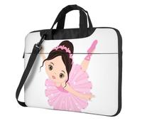 Little Ballerina Dancing Girl Print Convenient Laptop Bags Stylish And Protective Computer Bag Style Unique
