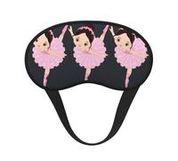 Little Ballerina Dancing Girl Sleeping Mask for Adults Blackout, Comfortable Eye Mask Blocking Light for Travel, Yoga