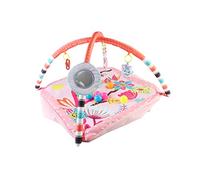 Little Bambino Baby 2 in 1 Play Mat Play Gym Activity Foldable Play Mat Includes Bag 20-Balls Tummy Play Kick Stimulate (Pink (Colourful Theme))
