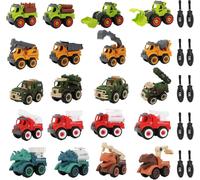 Little Bambino DIY Assembly Construction Vehicle Set - 20-Piece Building Toy with Screwdrivers, Educational STEM Activity for Kids, Ages 3+