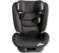 Little Bambino I-Size Kids Car Booster Seat Black ISOFIX 100 to 150 cm Ages 3 to 12 Adjustable Recline Side Impact Protection with Built in Cup Holder Comfortable Lightweight Design