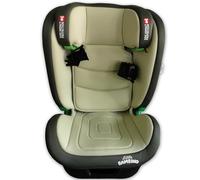 Little Bambino I-Size Kids Car Booster Seat Green ISOFIX 100 to 150 cm Ages 3 to 12 Adjustable Recline Side Impact Protection with Built in Cup Holder Comfortable Lightweight Design