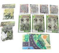 Little Bambino Military Play Sets Toy Soldiers with Vehicles, Army Action Figures and Accessories, Ages 3+ Approx. Between 700-900 Pcs of Various Soldiers, Boats, Helicopters, Bases (9 Sets)