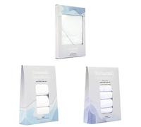 Little Bamboo Bathtime Bundle, Hooded Towel with 3pack Towelling Washers and 6pack Muslin Baby Wash Cloths.