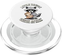 Little Bandit Snack Attak Funny Raccoon Snack Attack PopSockets PopGrip for MagSafe