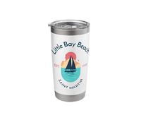 Little Bay Beach Saint Martin St Maarten Stainless Steel Insulated Tumbler