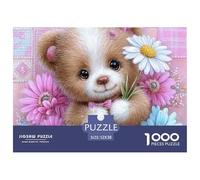 Little Bear 1000 Piece Jigsaw Puzzle for AdultsAnimal Panda Jigsaw Great Gift Fun Activity for Home Colourful & Brainteasing PuzzlesPuzzle Game for The Whole for Women Gifts for Men52x3
