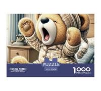 Little Bear 1000 Piece Jigsaw Puzzles for AdultsAnimal Panda Colourful, Challenging & Brainteasing Adults Jigsaw Puzzle, Puzzle The Future 100% Recycled Cardboard,Educational Game Challenging & Bra