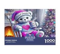 Little Bear And Polar Bear 1000 Piece Jigsaw Puzzles for Adults Educational Games Birthday Gifts for Women And Man Art Colorful DIY Craft 38x26cm/1000pcs