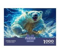 Little Bear And Polar Bear 1000 Pieces Jigsaws for Adults Art Colorful DIY Craft Beautiful Home Decoration Uncover The Puzzle 70x50cm/1000pcs