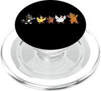 Little Bear Birthday Squad Y2K Animal Party Matching Retro PopSockets PopGrip for MagSafe