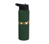Little Bear Birthday Squad Y2K Animal Party Matching Retro Stainless Steel Insulated Water Bottle