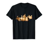 Little Bear Cat Owl Duck Chicken Birthday Ribbon Bows Bear T-Shirt