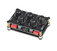 Little Bear MC5 Mini Portable Stereo 4 Channel Audio Mixer Passive Live Studio Console Recording Low Noise (No Power Needed)