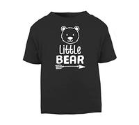 Little Bear (Nordic Style) Statement [BBY5] Short Sleeve Cotton Toddler t Shirt, 2-3 Years, Black