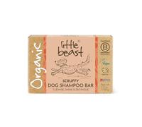 Little Beast Scruffy Dog Shampoo Bar | Detangling Dog Shampoo with Marshmallow Root Oil, Pink Clay & Shea Butter | Vegan, Cruelty-Free, No SLS or Parabens | 100g