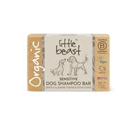 Little Beast Sensitive Dog Shampoo Bar | Soothing Dog Shampoo with Sweet Almond Oil & Oatmeal | Vegan, Cruelty-Free, No SLS or Parabens | Gentle Shampoo for Sensitive Skin | 100g