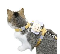 Little Bee Cat Harness Adjustable Kitten Harness with Leash Cute Bee Cat Harness for Kittens Adult Cats Safe Outdoor Walks