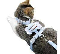 Little Bee Cat Harness Adjustable Kitten Harness with Leash Cute Bee Cat Harness for Kittens Adult Cats Safe Outdoor Walks
