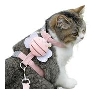 Little Bee Cat Harness Adjustable Kitten Harness with Leash Cute Bee Cat Harness for Kittens Adult Cats Safe Outdoor Walks