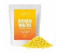 little bee fresh Beeswax Pastilles - Wax from Europe in Cosmetic Quality According to Ph. Eur. 100% Natural, Residue-free & Pesticide-Free, Ideal for DIY Cosmetics, Candles, Beeswax Wipes & More