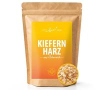 little bee fresh Pine Resin (Rosin) from Austria - Ideal for Ointments, Smoking, Balms, Soaps & Beeswax Cloths | 200 g Spruce Pine Tree Resin Incense | 100% Natural