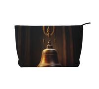 Little Bell Pattern Large Capacity Corduroy Cosmetic Bag, Fashionable Waterproof toiletries Storage Bag