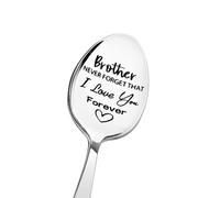 Little Big Brother Birthday Gifts for Men Brother I Love You Gifts for Brother Spoon Gift for Step Brother Christmas Gifts for Coffee Tea Lovers Best Brother Gifts from Sister Brother
