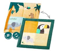Little Big Friends Patchwork Playmat | Reversible Mat | Jungle