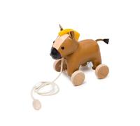 Little Big Friends Pull Along Friends | Pull Along Toy for Baby | Traditional Toys | Easy to Clean | Charles the Horse