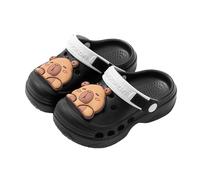 Little Big Kids Funny Cute Dinosaur Clogs Summer Non-Slip Sole Quick-Dry Water Shoes for Boys Girls Toddler Garden Play Sandals Outdoor Footwear Easy On/Off Slider Comfy