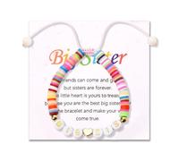 Little Big Sister Bracelets Gifts for Sister Christmas Gifts for Women Females Big Sister Announcement Gifts for Sisters, S, plastics, no gemstone
