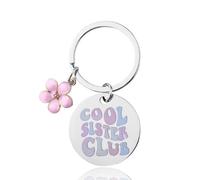 Little Big Sister Keyring Gift for Sister Birthday Gifts for Women I Love You Sister Gifts from Sister Brother Cool Sister Club Keychain Gifts for Sis Sister Funny Sister Gifts for Step Sister