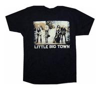 Little Big Town Photo Square Band Pic Image T Shirt Black XXL