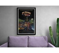 Little Big Trouble in Little China 1986 Classic, Cult Movie Wall Art Framed Poster - Print in Various Sizes, 4 Colours