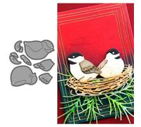Little Bird Die Cuts for Card Making, Animals Metal Cutting Dies for Paper Scrapbooking, DIY Stencils for Album Party Wedding Festivals Decoration