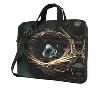 Little bird nest Laptop Bag, Multifunctional Shoulder Messenger Bag, 14.96 Inch Long Computer Case, Briefcase Handbag Shoulder Bag