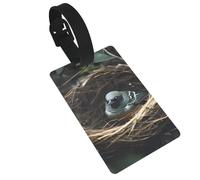 Little Bird nest Luggage Tags for Suitcases - Durable PVC ID Tags with Detachable Straps for Travel, Backpack, Golf Bag, Anti-Loss