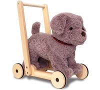 Little Bird Told Me - Bailey Dog Baby Walker/Push Along/Ride On for Toddler 12+ Months Unisex - 2-in-1 Soft Toy on Wheels, Sturdy Wooden Frame, Soft Plush Fabric - British Brand Since 2007
