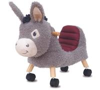 Little Bird Told Me - Bojangles Donkey Ride On Toy for Toddler 12+ Months Unisex - Soft Animal Toy on Wheels, Sturdy Wooden Frame, Wipe Clean Supportive Seat - British Brand Since 2007