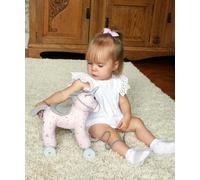 Little Bird Told Me Celeste Unicorn Pull Along Toy - Pink