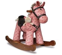Little Bird Told Me - Cooper & Beau Rocking Horse for Baby/Toddler 9+ Months Unisex - Leatherette Saddle & Bridle, Solid Wooden Frame & Rockers, Removable Plush Toy - British Brand Since 2007