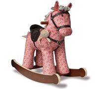 Little Bird Told Me - Cooper & Beau Rocking Horse for Toddler 12+ Months Unisex - Leatherette Saddle & Bridle, Solid Wooden Frame & Rockers, Removable Plush Toy - British Brand Since 2007