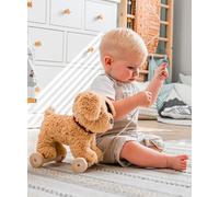 Little Bird Told Me Dexter Dog Pull Along Toy - Neutral