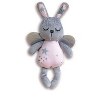 Little Bird Told Me - Fae Fairy Soft Rabbit Toy for Baby, Sensory Rattle Tummy, Crinkle Rabbit Ears, Ideal for Newborn Baby Gift