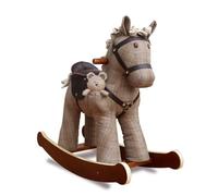 Little Bird Told Me - Jasper & Blake Rocking Horse for Toddler 12+ Months Unisex - Leatherette Saddle & Bridle, Solid Wooden Frame & Rockers, Removable Plush Toy - British Brand Since 2007