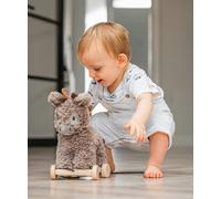 Little Bird Told Me Norbert Donkey Pull Along Toy - Brown